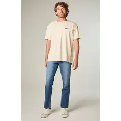 WRANGLER - Polera Hombre Ss Vintage Tee Regular Fit Blanco