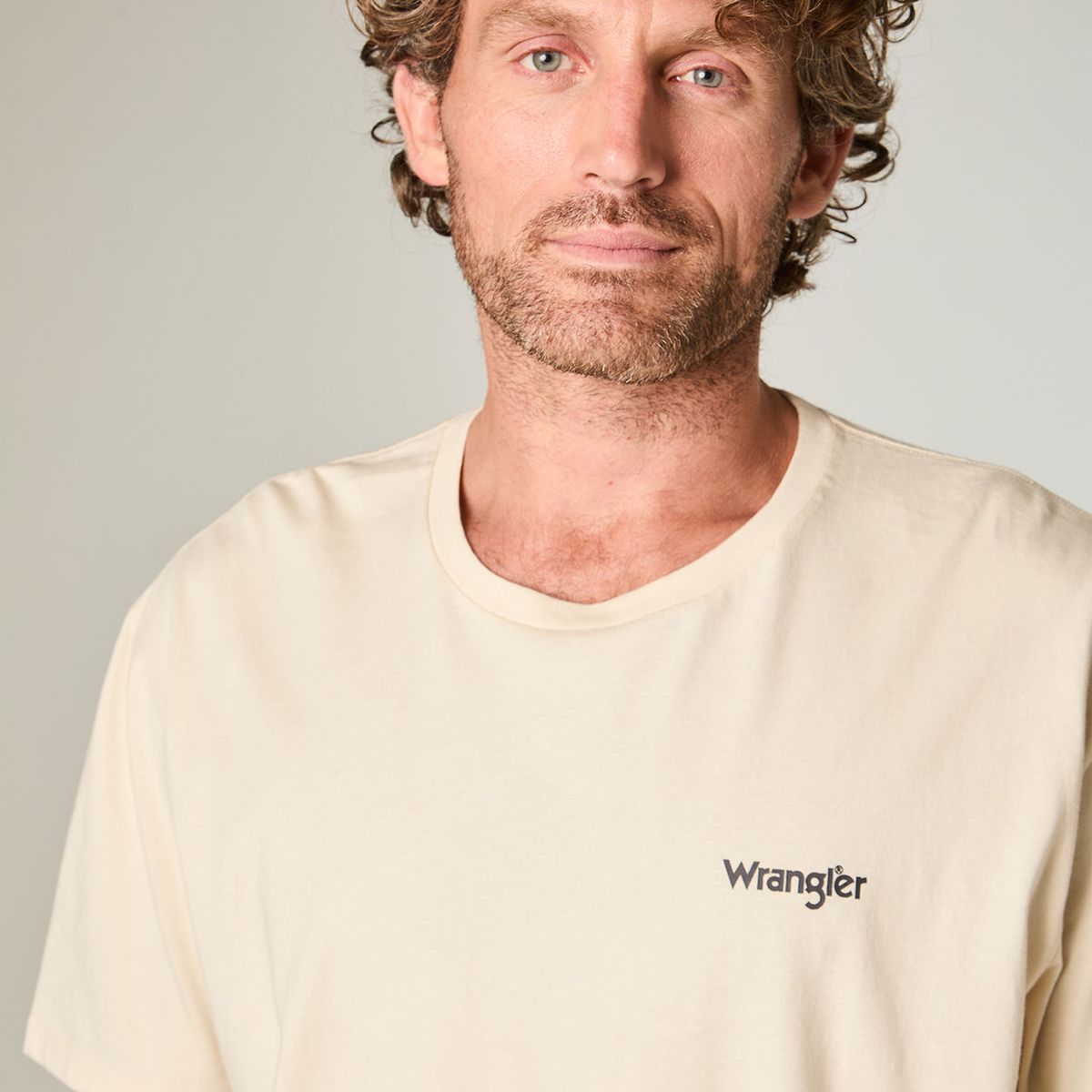 WRANGLER - Polera Hombre Ss Vintage Tee Regular Fit Blanco