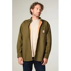 WRANGLER - Sobrecamisa Hombre 1 Pocket Oversize Fit Café Claro