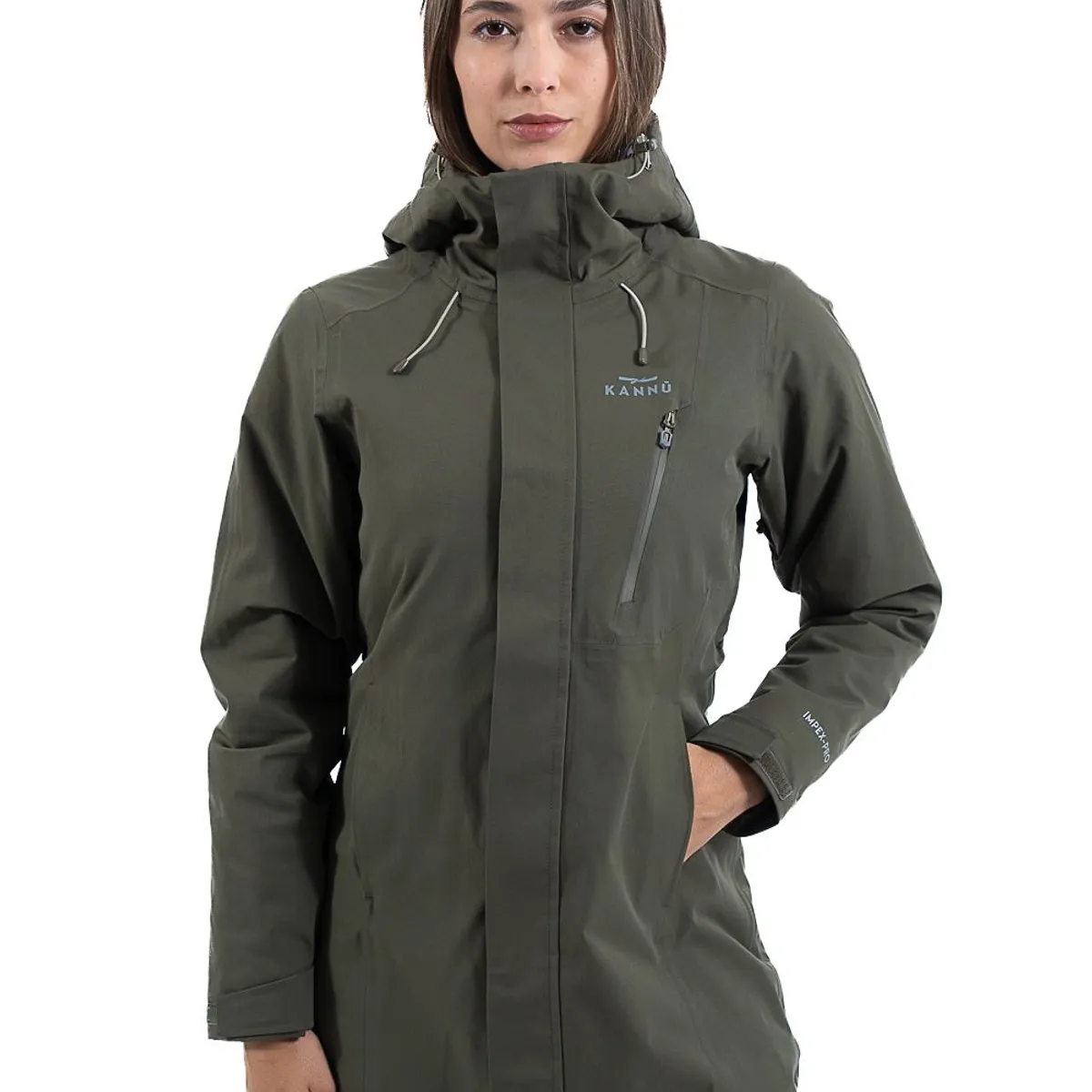 KANNU - Parka Impermeable Mujer Octay