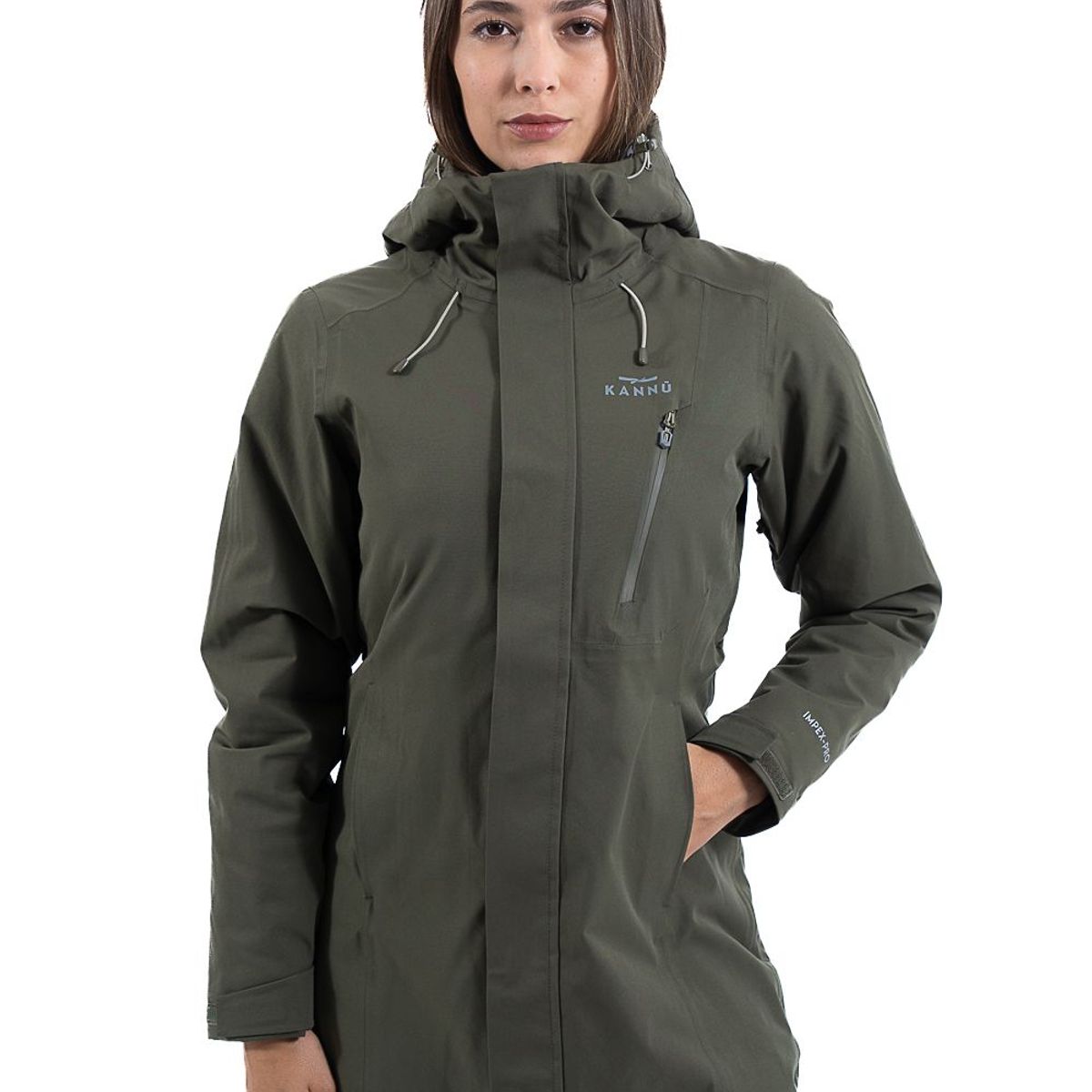 KANNU - Parka Impermeable Mujer Octay