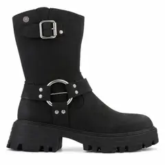 CHALADA - Bota Mujer Negro Casual Messa