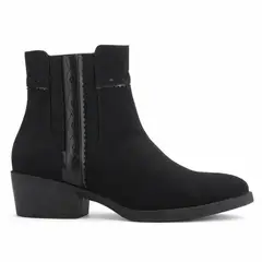 CHALADA - Botin Mujer Negro Casual Camp