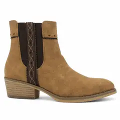 CHALADA - Bota Mujer Beige Casual Camp