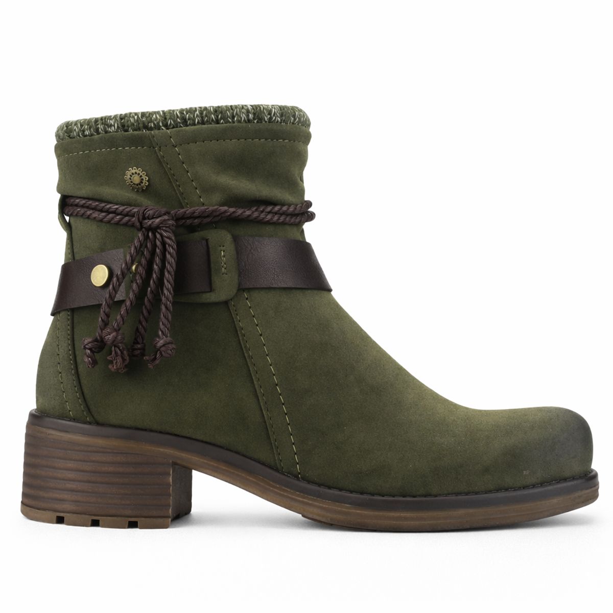 CHALADA - Botin Mujer Oliva Casual Chalada Torke