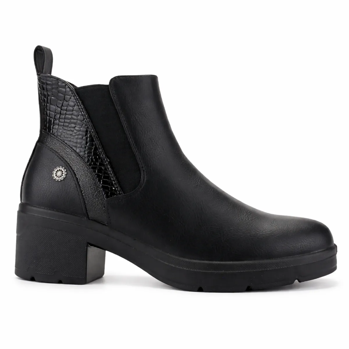 CHALADA - Botin Mujer Negro Casual Chalada Madena