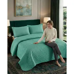 GENERICO - Quilt de Verano Transpirable, Ligero y Elegante Super king