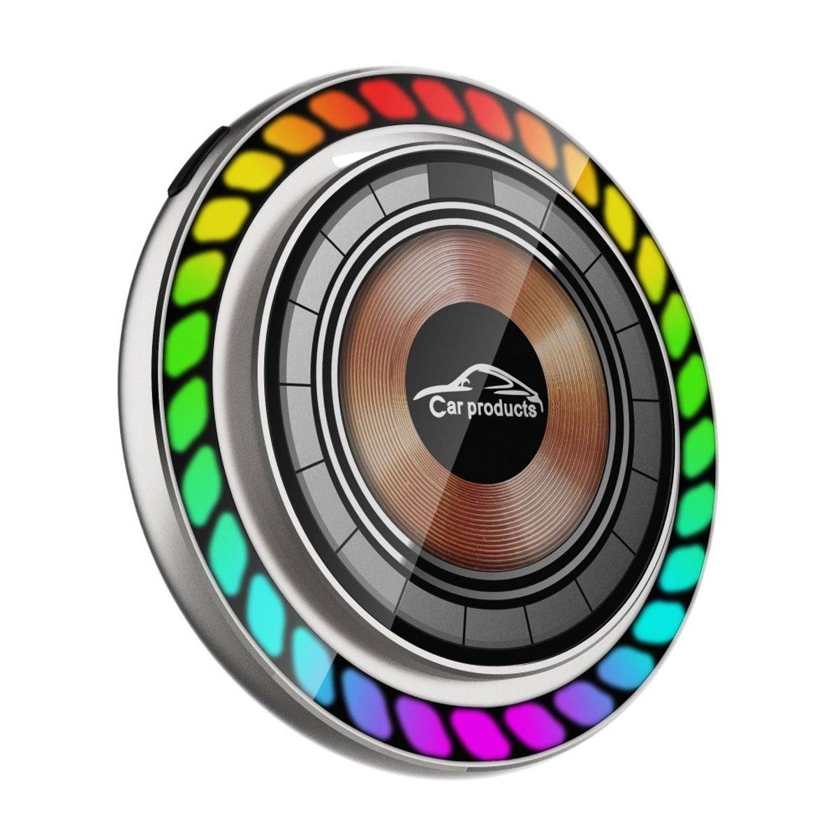 GENERICO - Soporte inalambrico colores 20w con aromatizador para auto rejilla