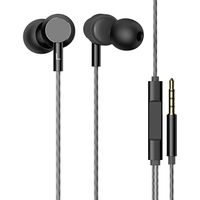 Audifono In-ear Dhe-7001 Metal Negro Jack 3.5mm Negro