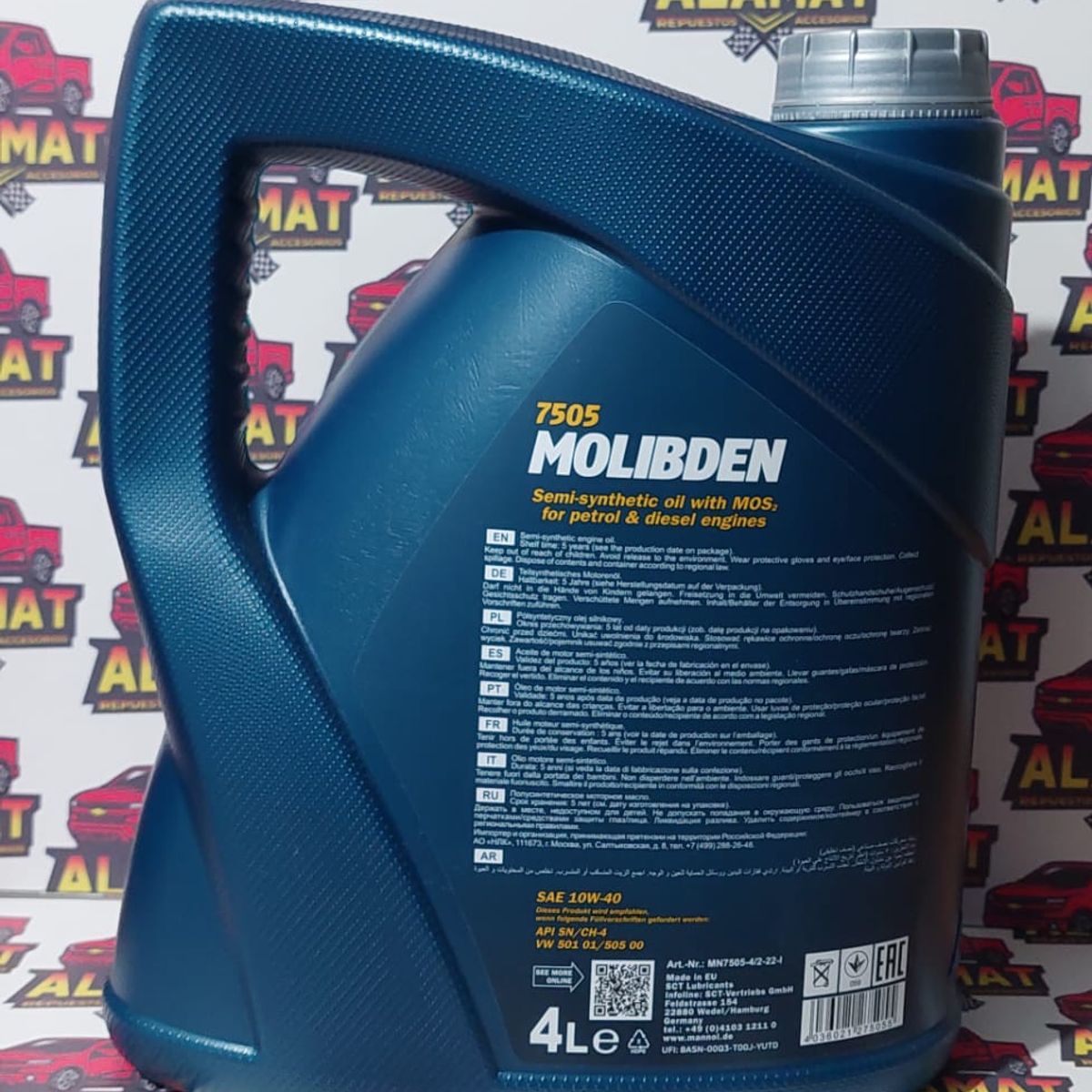 GENERICO - MANNOL MOLIBDEN 10w-40 SEMI SINTETICO