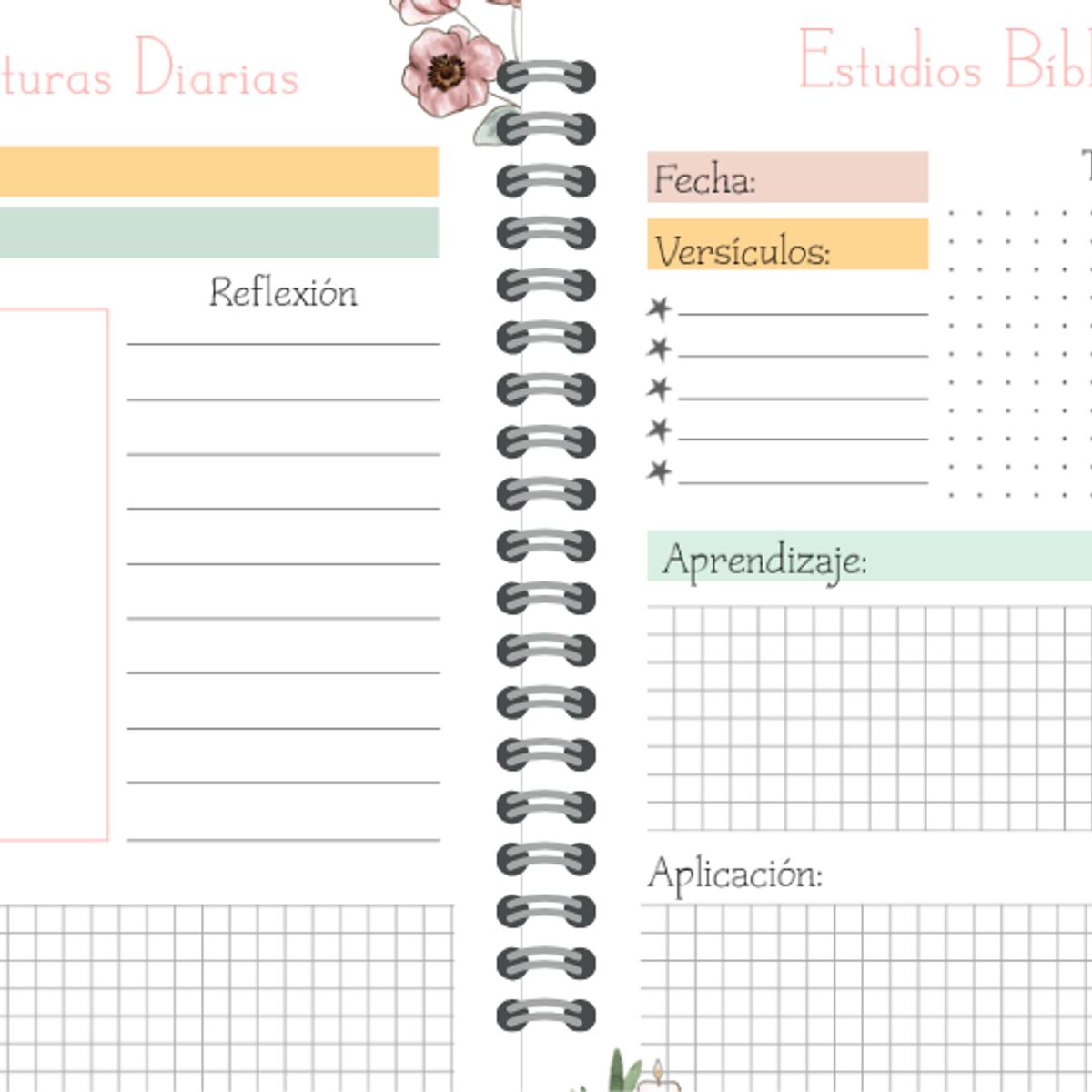 ELAB PROPIA - Agenda lectura y estudio Cristiana