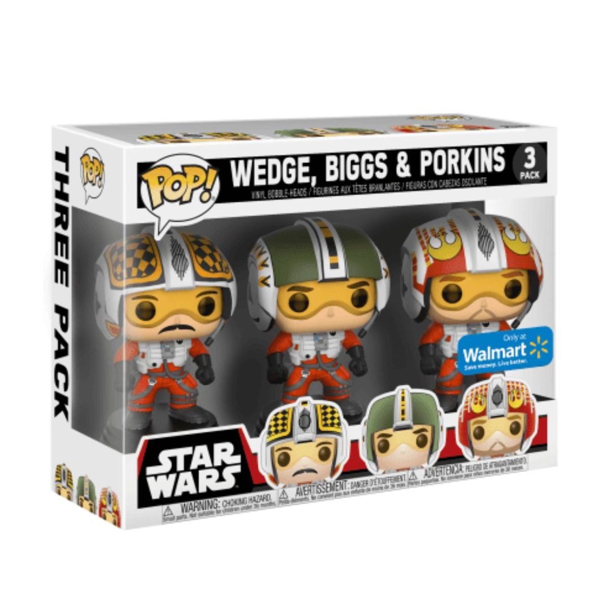 FUNKO - Funko Pop Star Wars  Wedge , Biggs y Porkins
