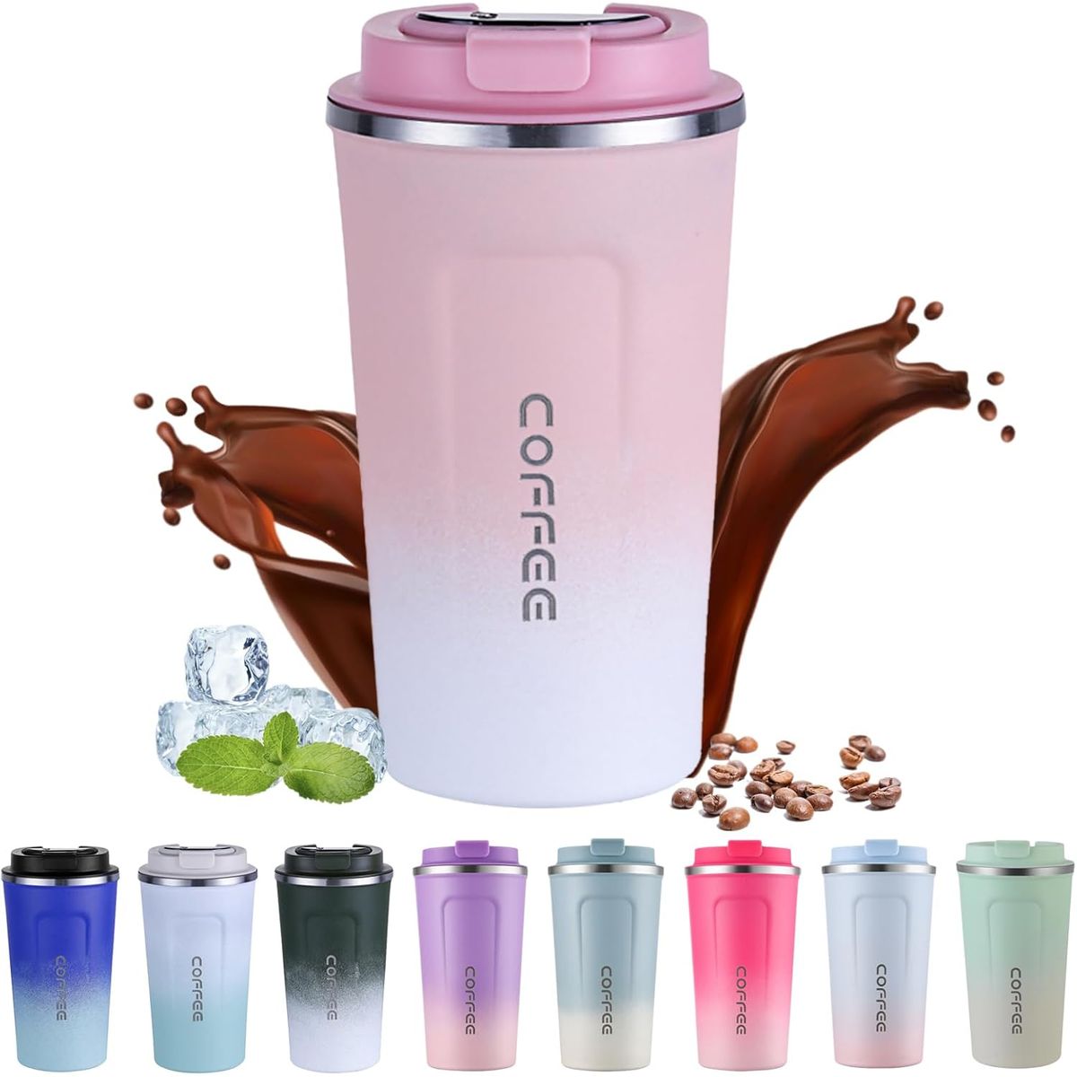 MOVI - VASO TERMICO PARA FRIO Y CALIENTE CON PANTALLA LED DE TEMPERATURA