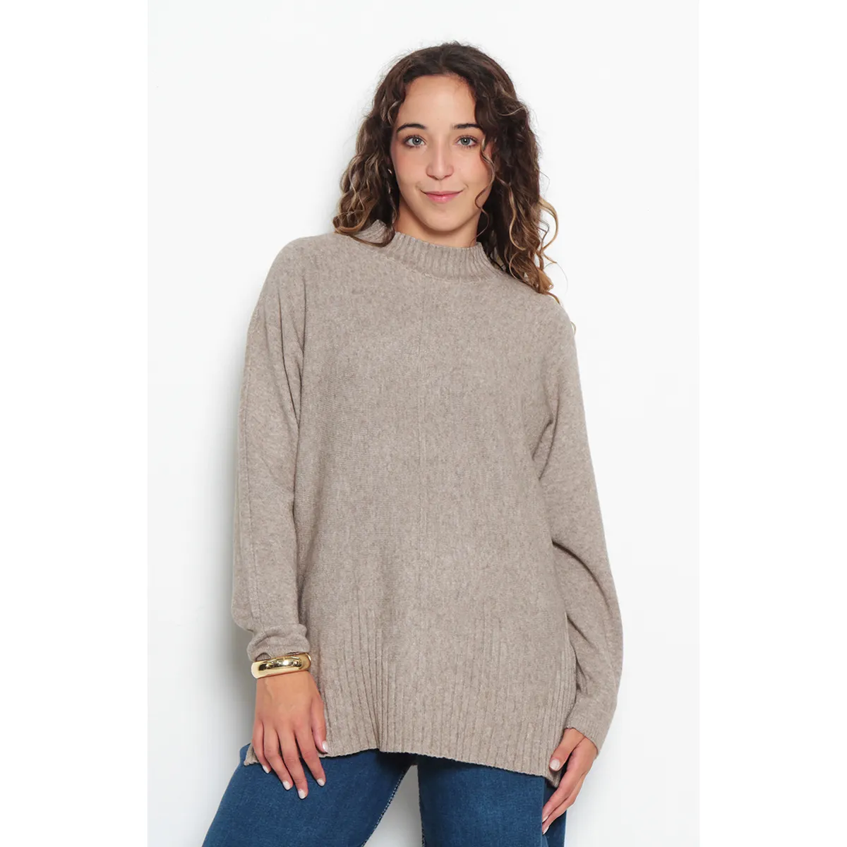 WADOS - SWEATER MANGA LARGA CUELLO ALTO