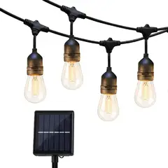 MAXWELL - Guirnalda Solar 10m Luces Exterior Terraza Impermeable