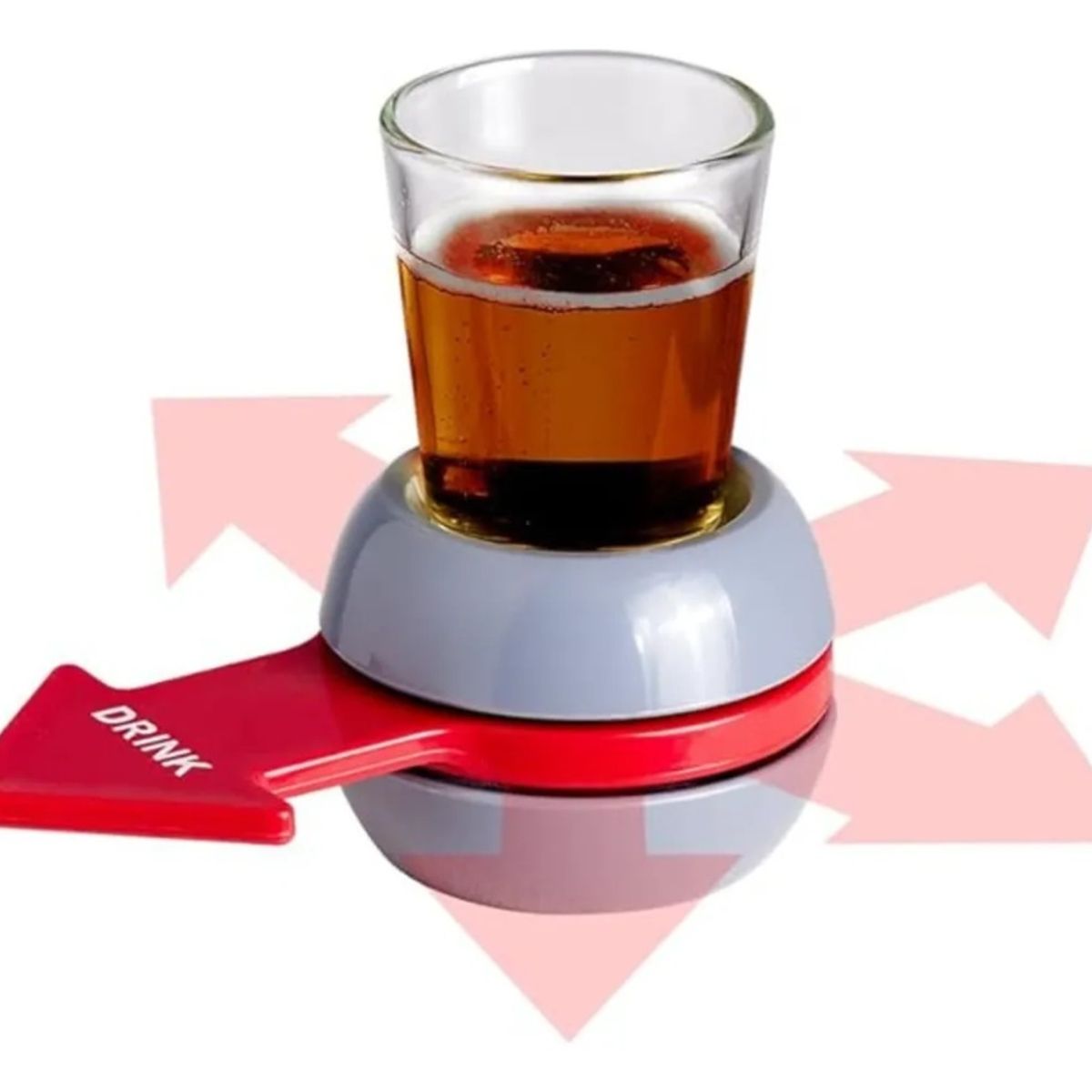 GENERICO - Juego Previas Chupito Giratorio Flecha Botellita Spin Shot