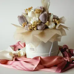 GENERICO - Bouquet Aromático Dulce Romance Flores Aromáticas Decorativas Zen Aromas