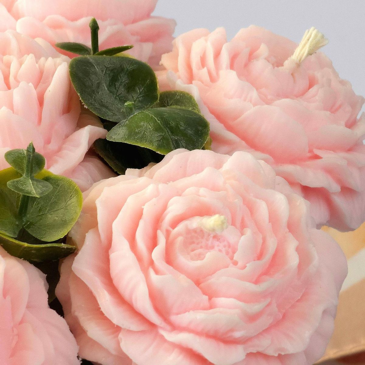 GENERICO - Bouquet Aromático Sueño de Peonías Rosa Pastel Decorativo Floral Zen Aromas