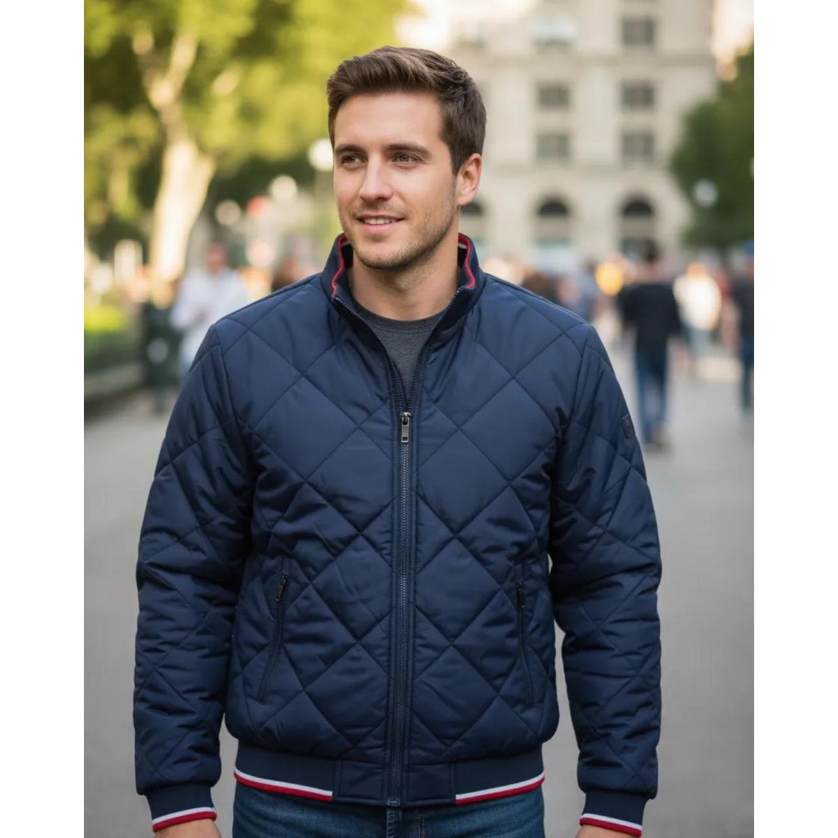 BLUE MOUNTAIN - Chaqueta Bomber Hombre SG 01
