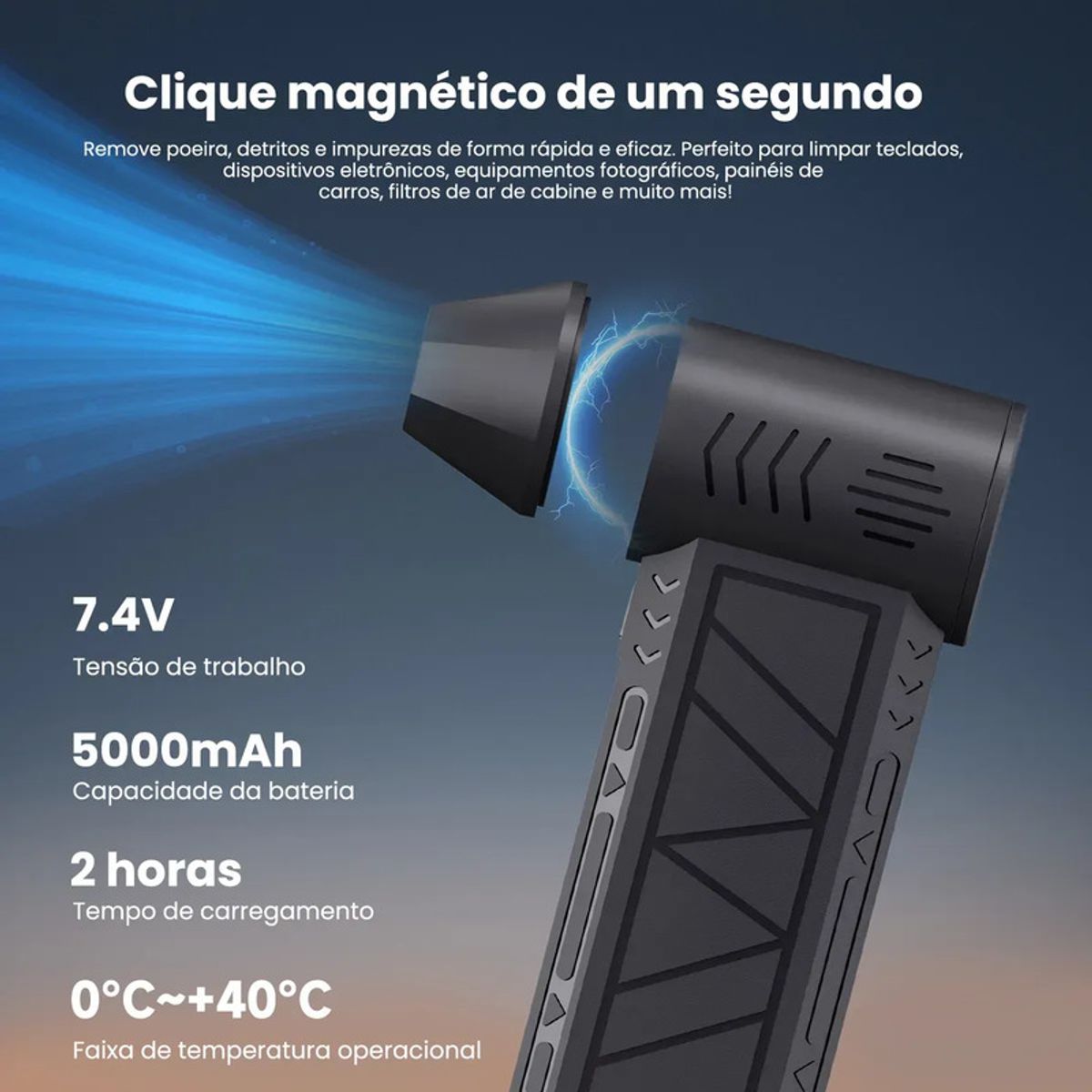 GENERICO - Mini Soplador mi ni jet  Recargable