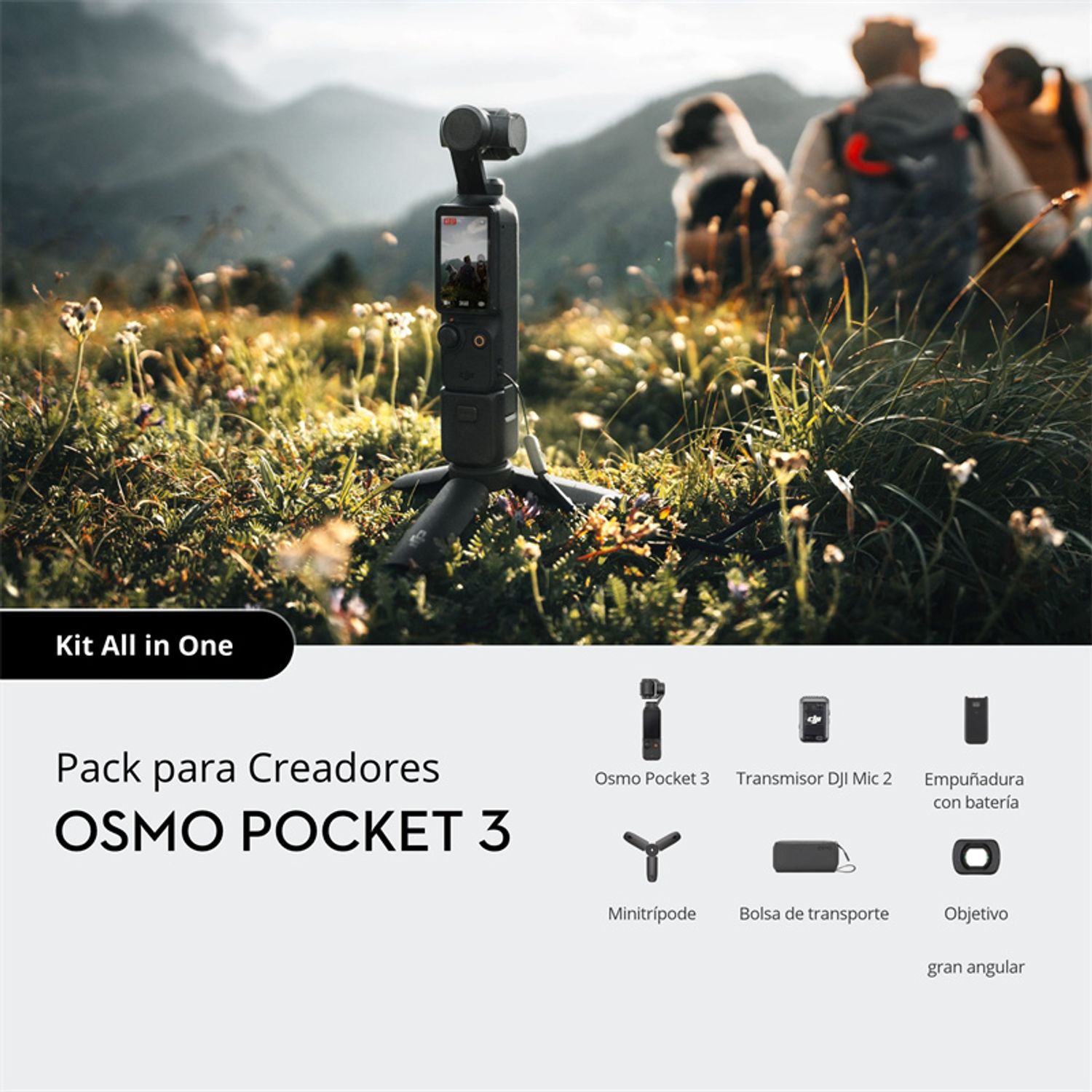 DJI Osmo Pocket 3 Creadores Pack Cámara de Acción | Falabella Chile