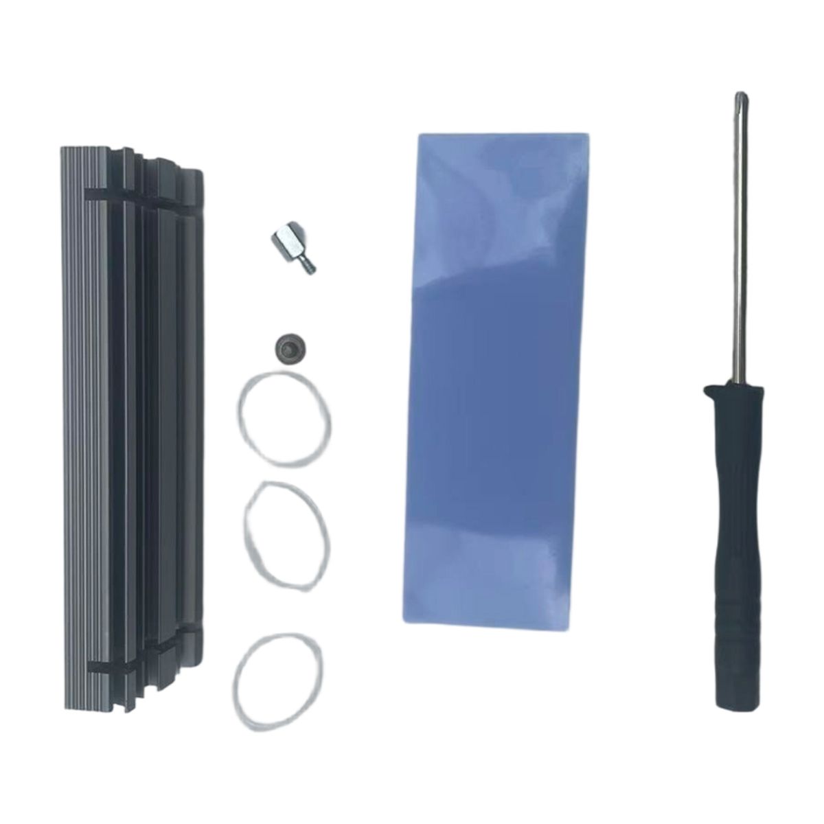 GENERICO - Disipador de Calor de Aluminio para SSD M.2 NVMe 2280 Icold 2 Refrigeración Térmica