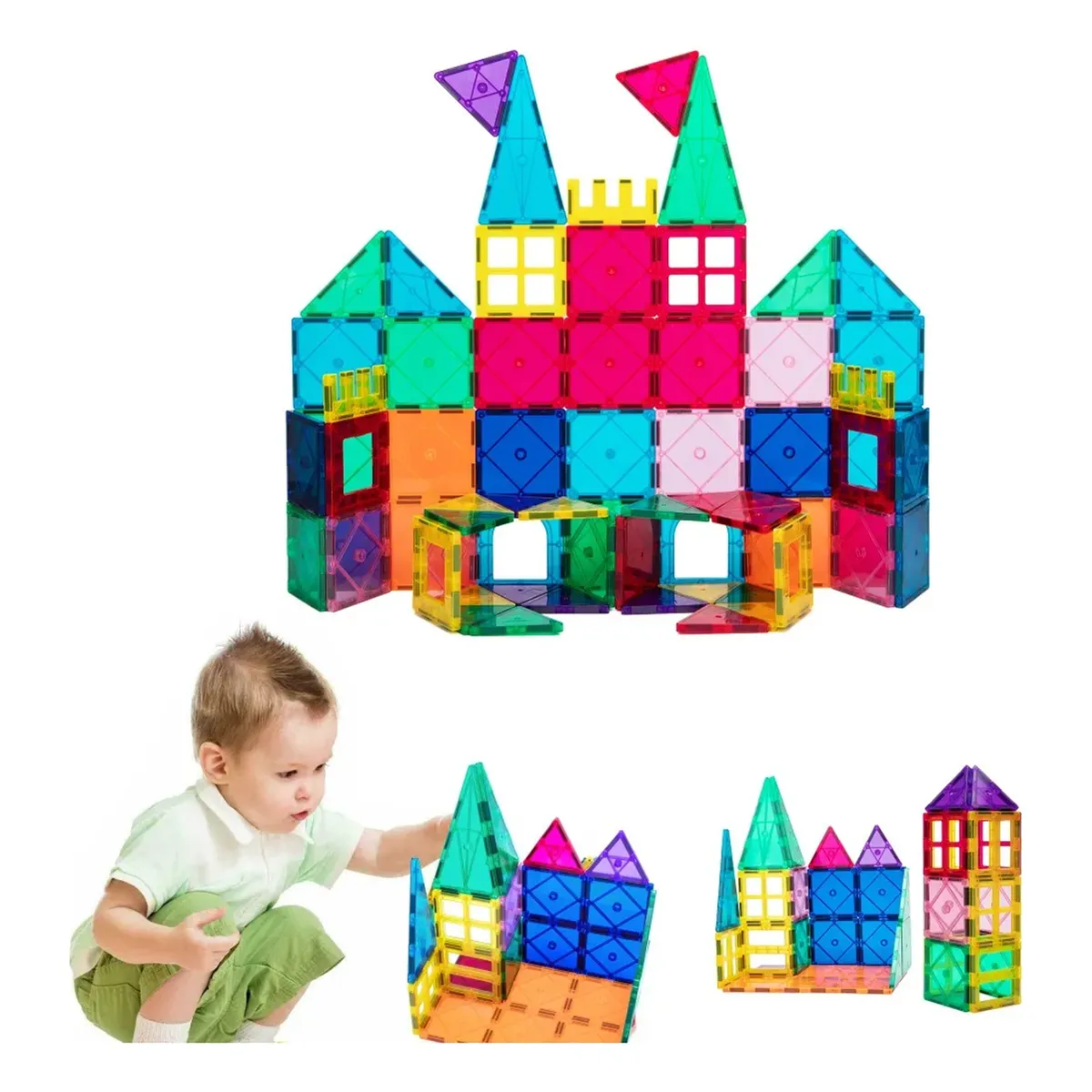GENERICO - Juguete Magnético 22 Pcs Bloques Destreza Habilidad Niños 22