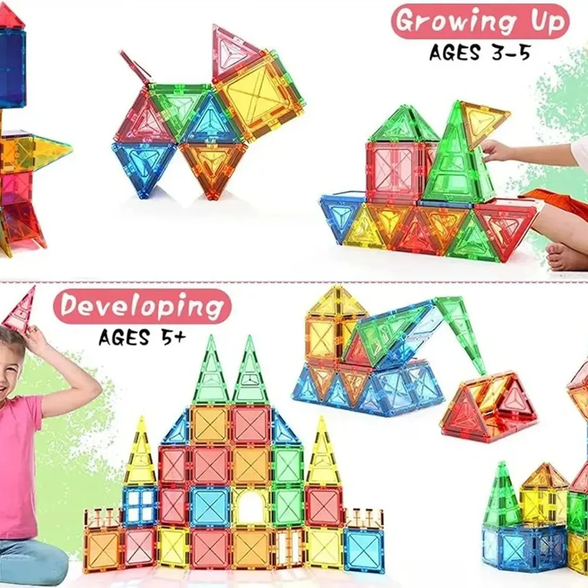 GENERICO - Juguete Magnético 22 Pcs Bloques Destreza Habilidad Niños 22