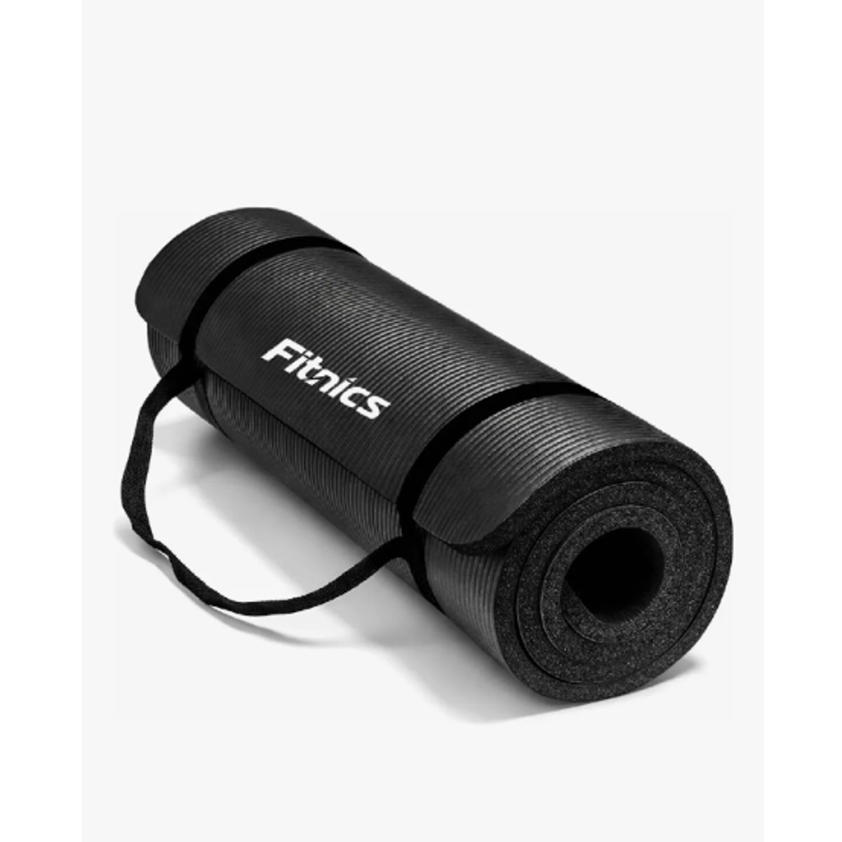 GENERICO - Mat Yoga Colchoneta Ejercicio Extra Grueso 15mm Bolso + Correa Color Negro