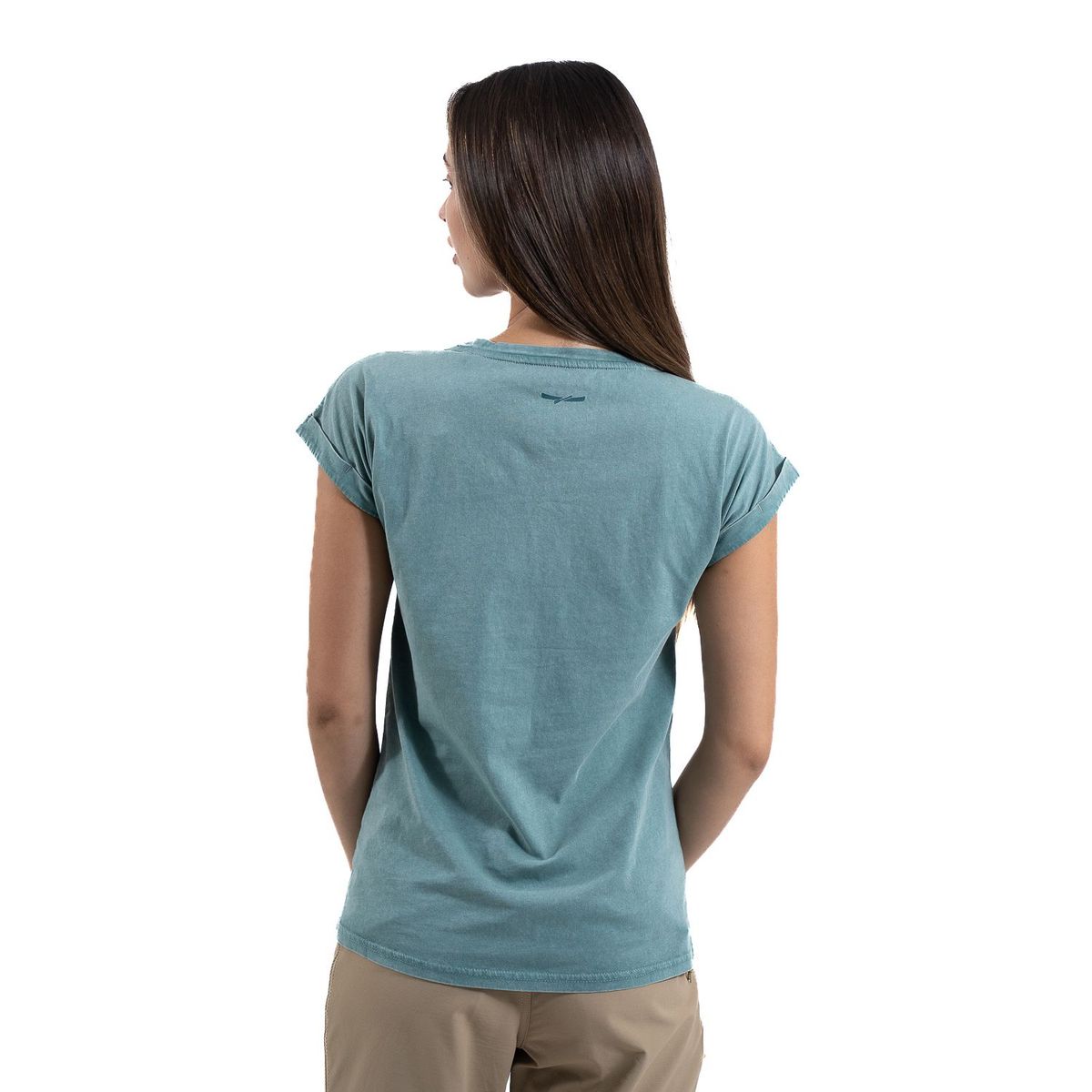 KANNU - Polera Manga Corta Mujer Mini Logo