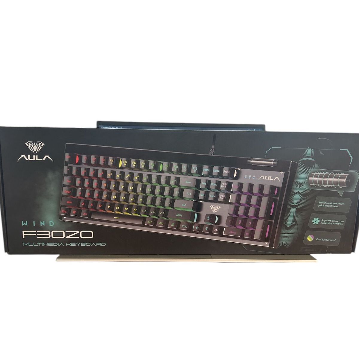 GENERICO - Teclado Gamer De Membrana Rgb Aula F3020