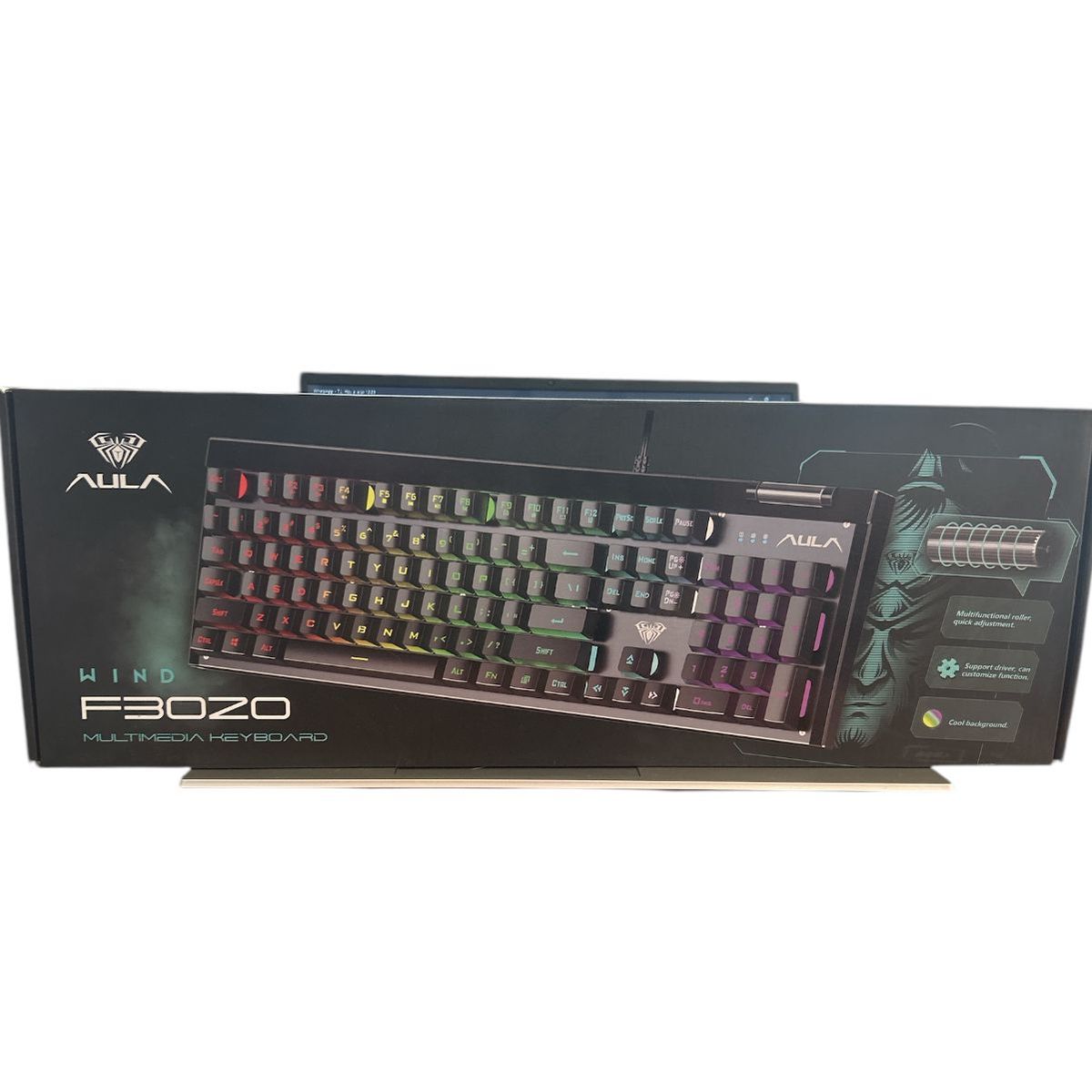 GENERICO - Teclado Gamer De Membrana Rgb Aula F3020