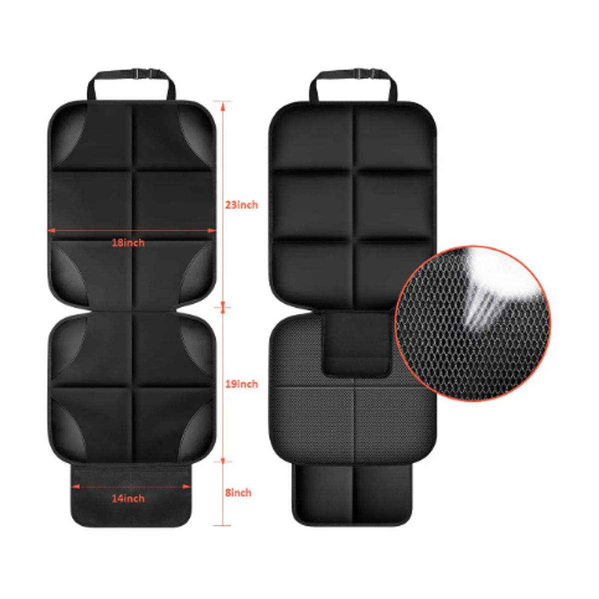 GENERICO - Respaldo Funda Cubre Asiento Auto Suv Acolchado