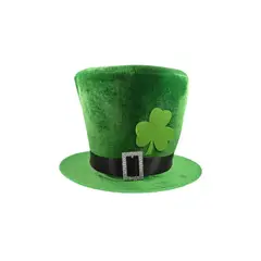 GENERICO - Gorro Sombrero Duende Verde Disfraz San Patricio Adulto Cosplay
