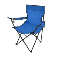 GENERICO - Silla Plegable Cdleste con Porta Vaso + Bolsa Camping y Playa