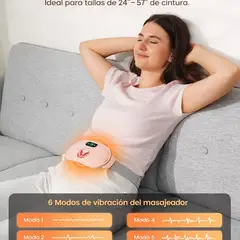 MOVI - Cinturón Térmico Menstrual Recargable con Vibración