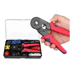 VIDA BUENAS - Set Alicate Crimpador + 1200 Terminales Alicates Crimpadora