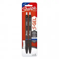SHARPIE - Set Boligrafos Gel 0,7 Azul Blister x2 2142348
