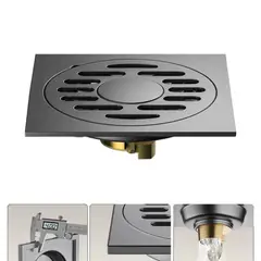 ATURE - 10x10 Drenaje De Piso Cuadrado De Acero Inoxi Dable Antiolor