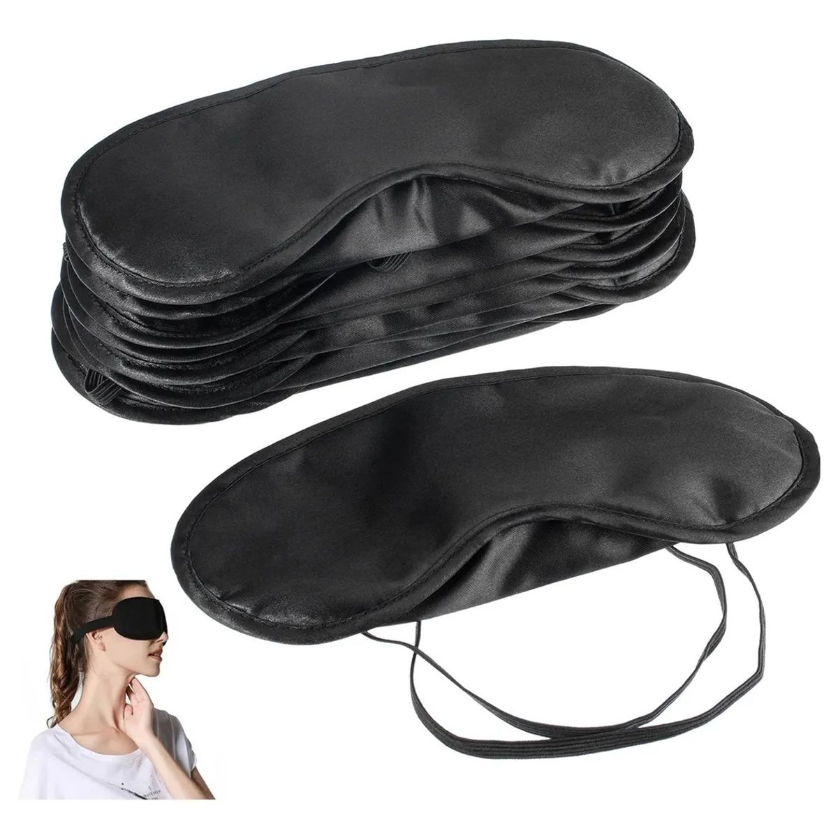 GENERICO - 25 Antifaz Mascara Sueño Ojos Dormir Viajar Avion - Estilo