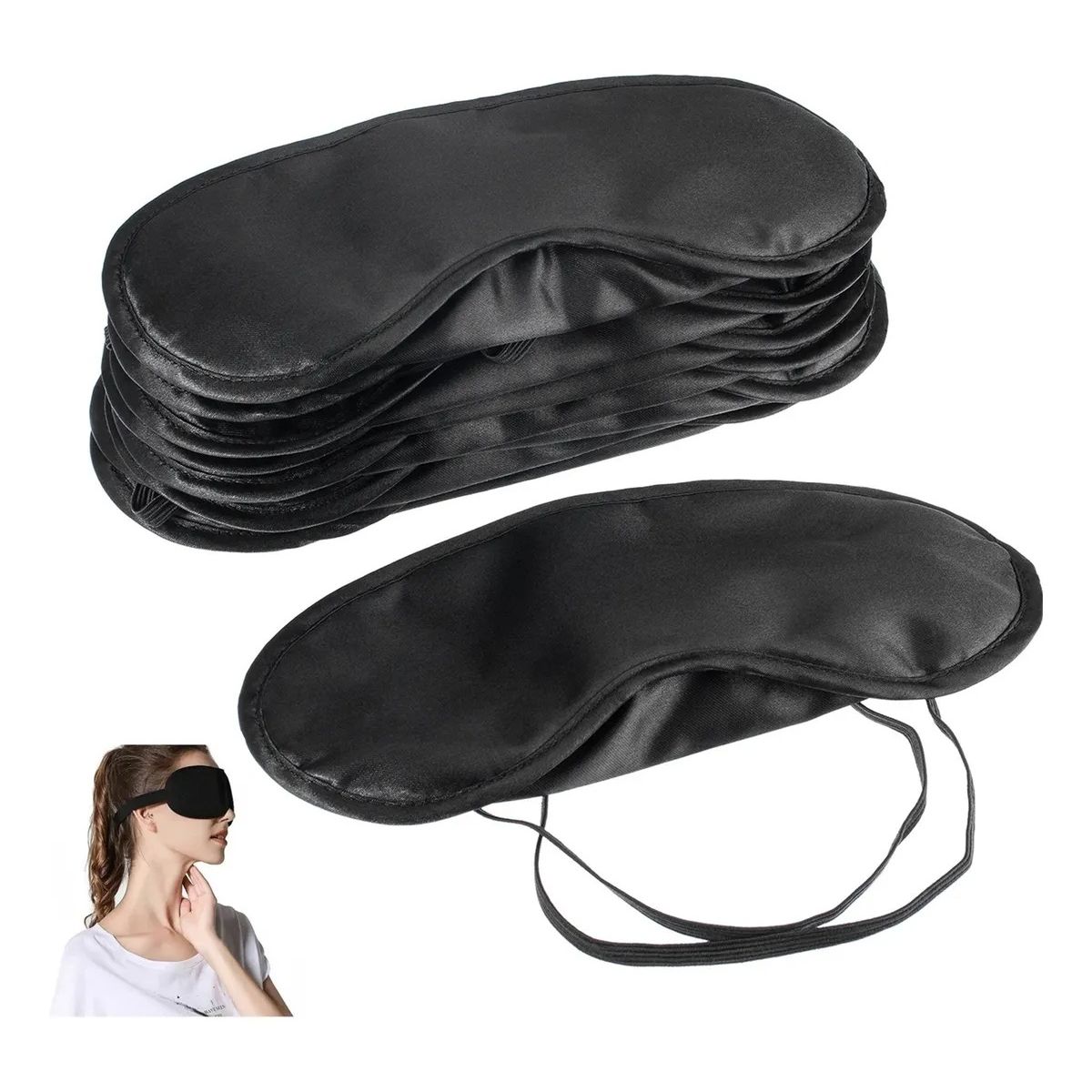 GENERICO - 25 Antifaz Mascara Sueño Ojos Dormir Viajar Avion - Estilo