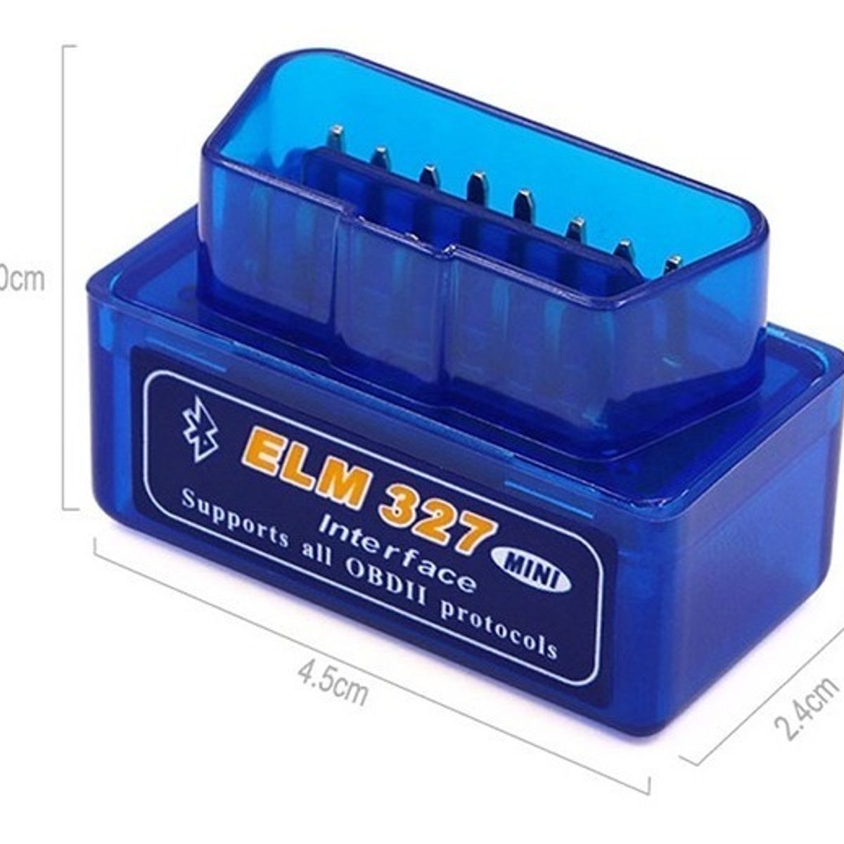 GENERICO - Scanner Automotriz Mini Elm327 Bluetooth Obd2 V2.1 Codigo 223446