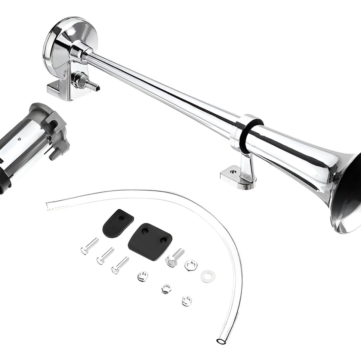 GENERICO - Bocina 12v Eléctrica Trompeta Aire Comprimido Universal Auto 215184