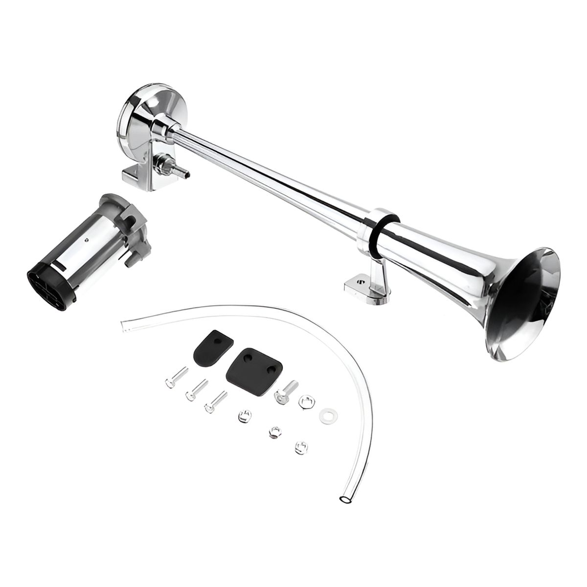 GENERICO - Bocina 12v Eléctrica Trompeta Aire Comprimido Universal Auto 215184