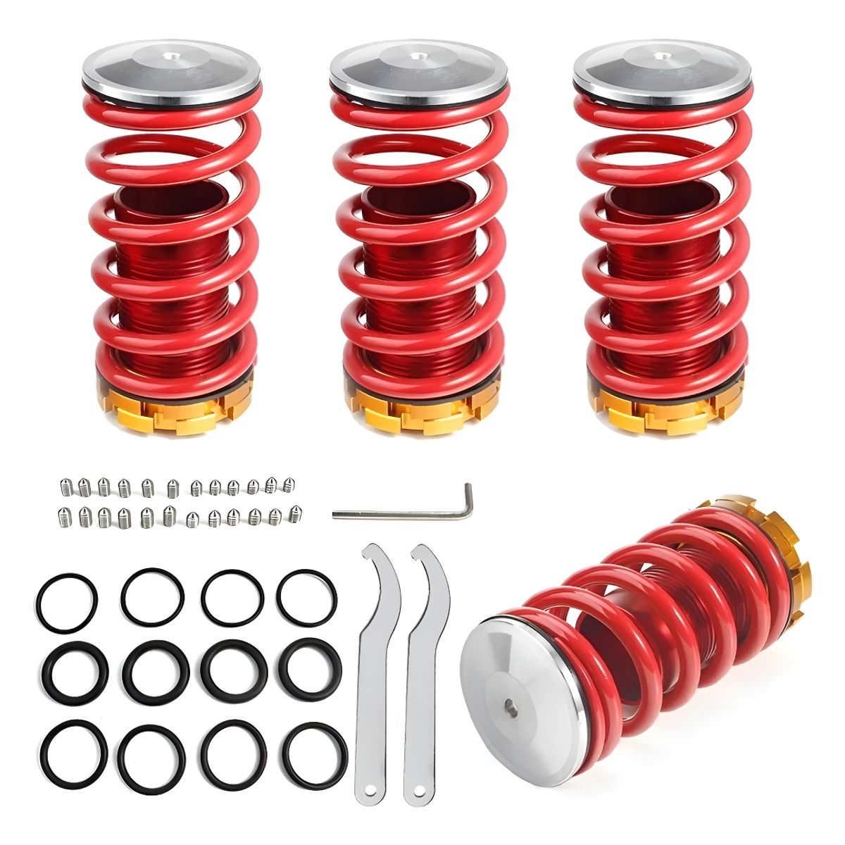GENERICO - Kit 4 Coilovers Universal Suspension Regulable  223013 223013 C312