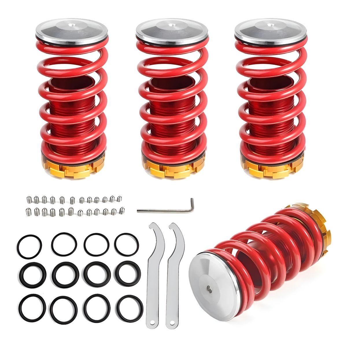 GENERICO - Kit 4 Coilovers Universal Suspension Regulable  223013 223013 C312