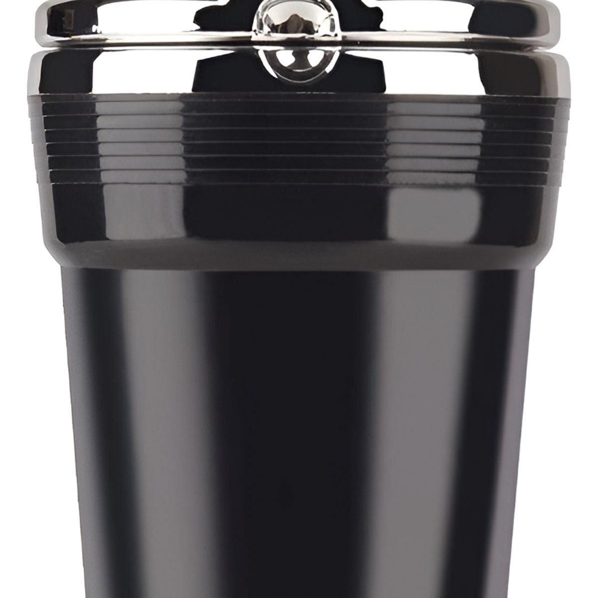 GENERICO - Cenicero Universal Para Autos Camionetas Monedero Luz Led Negro - 262296