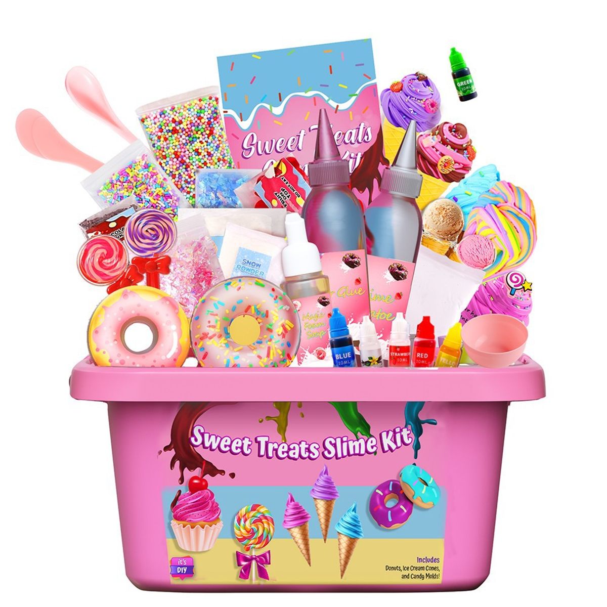 GENERICO - Kit Para Hacer Slime De Helado Incluye Los Accesorios