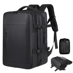 VIDITA - Mochila Premium 40L Para Notebook Expandible Compresión Vacío Mochila De Viaje Avión Impermeable