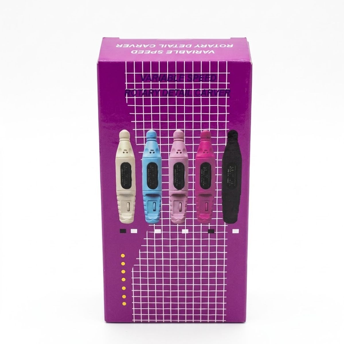 GENERICO - Pulidor Drill Para Uñas Estudiantil Esmeril Usb + 6 Puntas